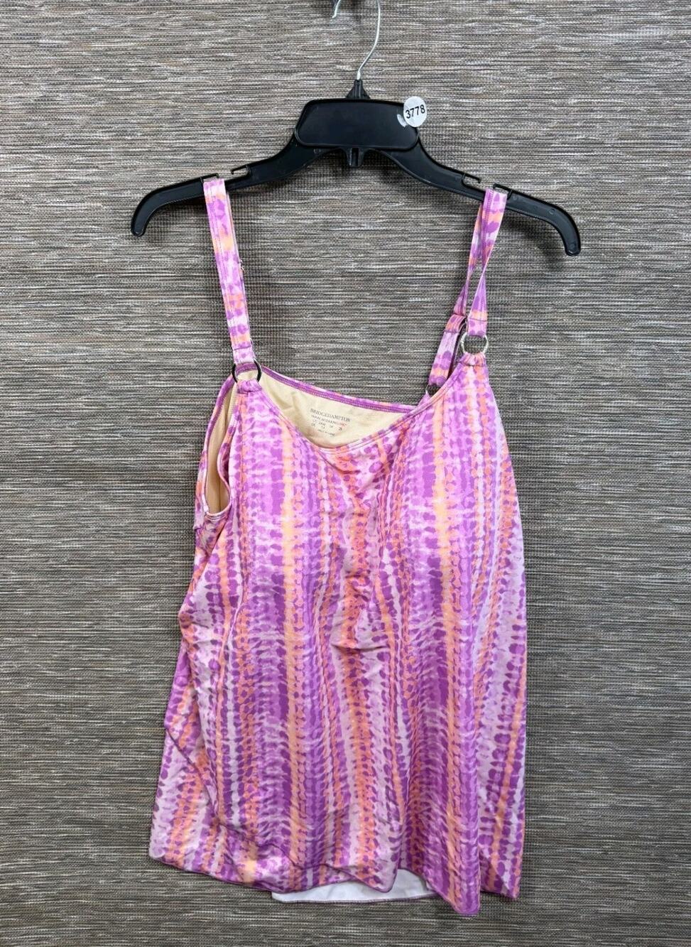Isaac Mizrahi Live! Bridgehampton Swim Dress UPF50+ Size 24W Geometric Pink NEW